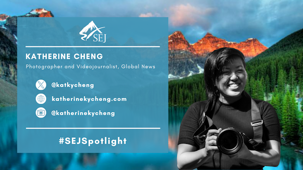 #SEJSpotlight graphic for Katherine Cheng