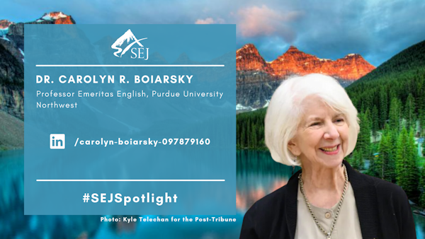 #SEJSpotlight graphic for Carolyn Boiarsky